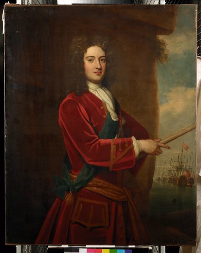 James Berkeley admirális portréja alkotó: Peter Monamy