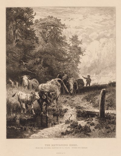 A visszatérő csorda alkotó: Peter Moran