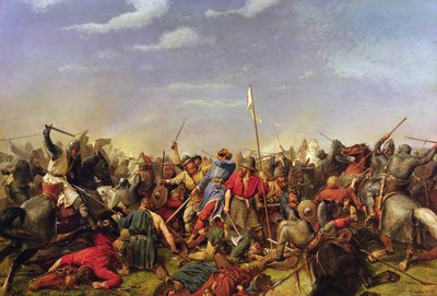 Stamford Bridge-i csata alkotó: Peter Nicolai Arbo