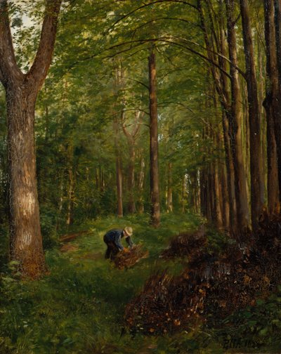 Régi nyár, a Gulskov-kert része alkotó: Peter Nicolai Arbo