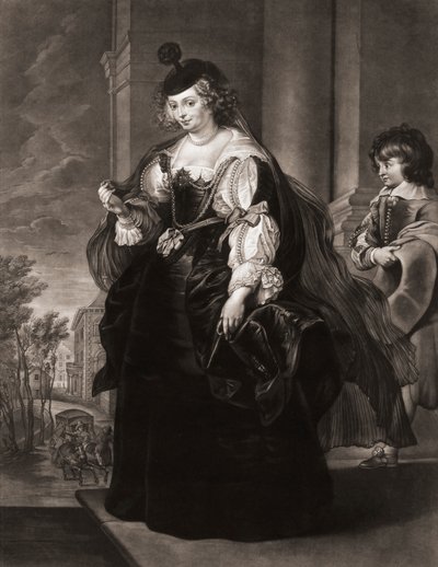 Helena Fourment vagy Helene Fourment. Portré. alkotó: Peter Paul (after) Rubens