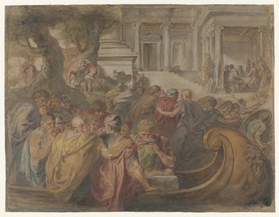 Odüsszeusz és társai érkezése Circe-be alkotó: Peter Paul Rubens (possibly)