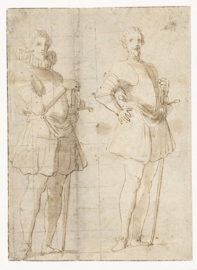 Két tanulmány egy állandó tisztről alkotó: Peter Paul Rubens (possibly)
