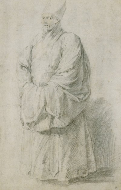 Egy jezsuita misszionárius kínai kosztümben alkotó: Peter Paul Rubens