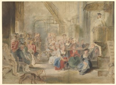 Prédikáció egy falusi templomban alkotó: Peter Paul Rubens