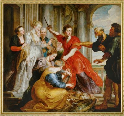 Akhilleusz Lycomedes lányai között alkotó: Peter Paul Rubens