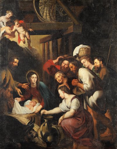 A pásztorok imádása alkotó: Peter Paul Rubens