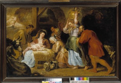A Pásztorok imádata alkotó: Peter Paul Rubens
