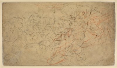Lovasok csatája (hátoldal) alkotó: Peter Paul Rubens