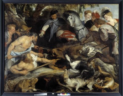 Vaddisznó vadászat alkotó: Peter Paul Rubens