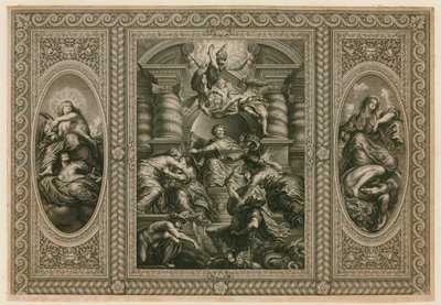 A Whitehall bankettházának mennyezete alkotó: Peter Paul Rubens