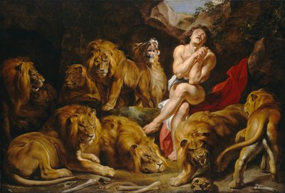 Daniel és az oroszlánok barlangja, 1615 körül (olaj, vászon) alkotó: Peter Paul Rubens
