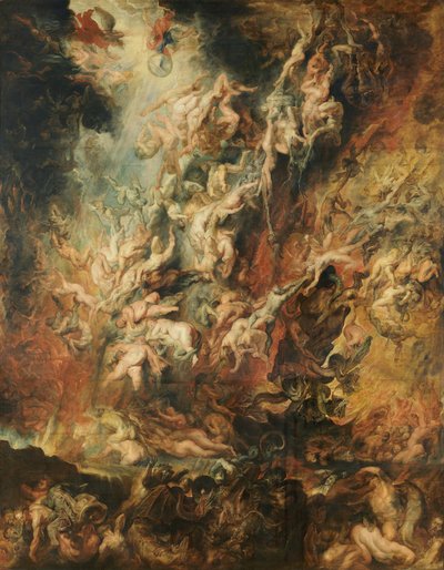 Az elkárhozottak bukása alkotó: Peter Paul Rubens
