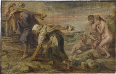 Deucalion és Pyrrha, 1636 körül alkotó: Peter Paul Rubens