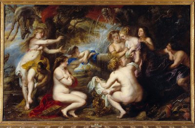 Diane és Callisto nimfa Diane meglepi Zeusz terhes kallisztó nimfáját. A nimfa eltitkolja terhességét. Pierre Paul (Pierre-Paul) Rubens (vagy Peter Paul vagy Petrus Paulus) festménye (1577-1640) 17. század V. 2,02x3,23 m Madrid, Prado Múzeum alkotó: Peter Paul Rubens