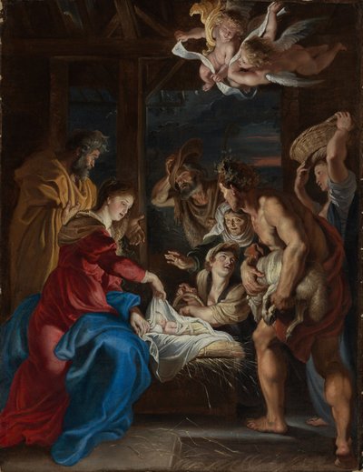 A pásztorok imádása alkotó: Peter Paul Rubens