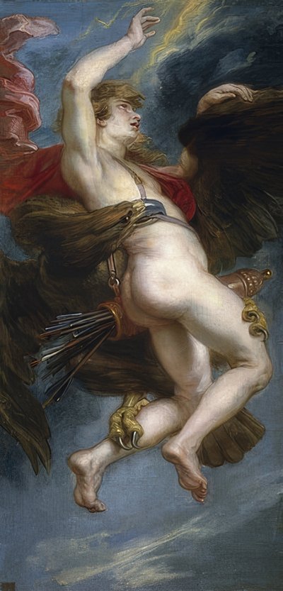Ganymedes elrablása. 1636-38 alkotó: Peter Paul Rubens