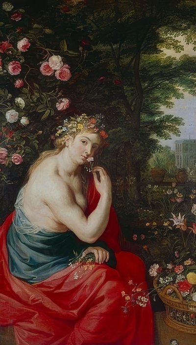 Flóra istennő. 1625 körül alkotó: Peter Paul Rubens