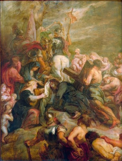 A kereszt hordozása alkotó: Peter Paul Rubens