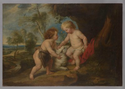 A gyermek Jézus és Keresztelő Szent János alkotó: Peter Paul Rubens
