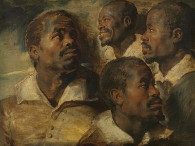 Négy tanulmány egy mór fejéről alkotó: Peter Paul Rubens