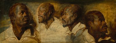 Négy tanulmány egy férfifejről alkotó: Peter Paul Rubens