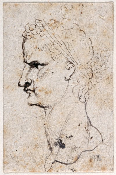 Gaius Caligula, az első tizenkét Caesar közül nyolc tíz rajzából, Giovanni da Cavino érmei után (toll és tinta papíron) alkotó: Peter Paul Rubens