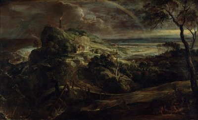 Német: Landschaft mit dem Schiffbruch des Paulus Landscape with the Shipwreck of Paulus (Tájkép Pál hajóroncsával) alkotó: Peter Paul Rubens