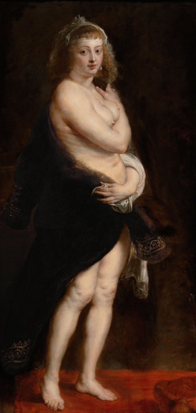 Helena Fourment szőrme köntösben alkotó: Peter Paul Rubens