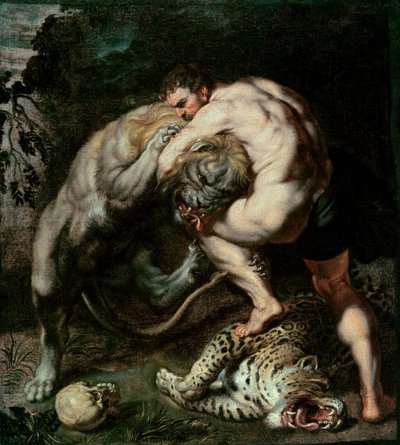 Herkules harcol a nemeai oroszlán ellen alkotó: Peter Paul Rubens