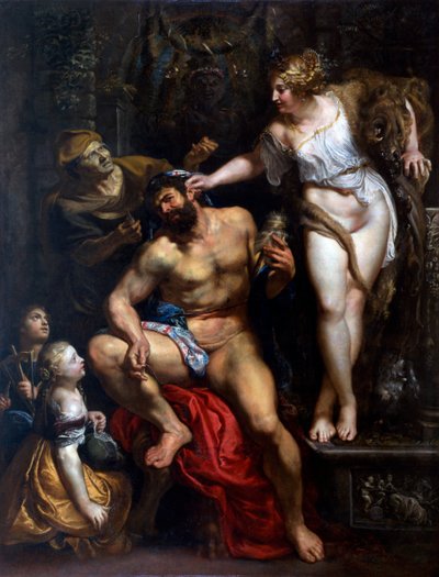 Herkules és Omphale, 1606 alkotó: Peter Paul Rubens