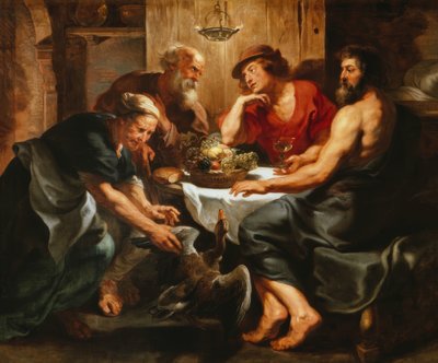 Jupiter és Merkúr Philemonnal és Baucisszal alkotó: Peter Paul Rubens