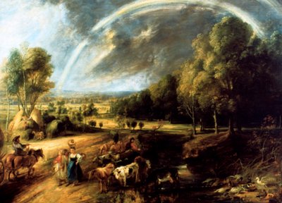 Táj szivárvánnyal, c1630 alkotó: Peter Paul Rubens