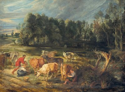 Tájkép tehéncsordával alkotó: Peter Paul Rubens