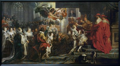 Marie de Medicis koronázása St. Denis-ben alkotó: Peter Paul Rubens