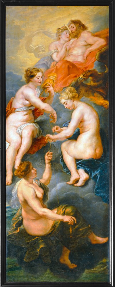 Les Parques filant le destin de la reine Marie de Medicis (festmény, vászon) alkotó: Peter Paul Rubens