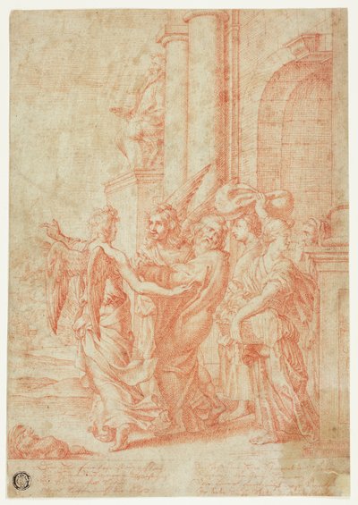 Lótot és családját kivezették Szodomából alkotó: Peter Paul Rubens