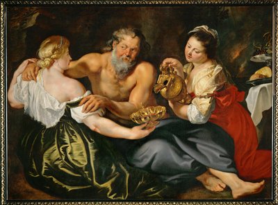 Lot und seine Töchter von Peter Paul Rubens
