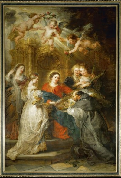Maria megjelenik a hl. Ildefonso alkotó: Peter Paul Rubens