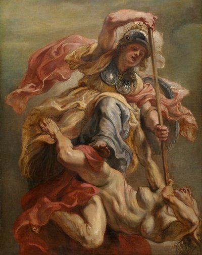 Minerva Slaying Discord (olaj, vászon) alkotó: Peter Paul Rubens