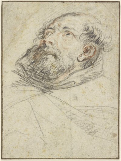Felfelé tekintő szerzetes (Exemplum doloris) alkotó: Peter Paul Rubens