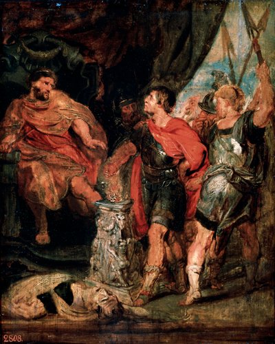 Mucius Scaevola Porsenna előtt, 1630-as évek. alkotó: Peter Paul Rubens