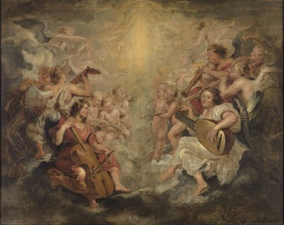Zenealkotó angyalok alkotó: Peter Paul Rubens