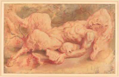 Pan fekvő, esetleg c. 1610. alkotó: Peter Paul Rubens