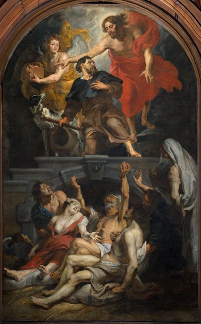 Plébániatemplom (Szent Márton plébániatemplom). festmény. Peter Paul Rubens. alkotó: Peter Paul Rubens