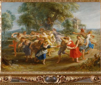 Parasztok tánca, 1630 körül (festmény, fa) alkotó: Peter Paul Rubens