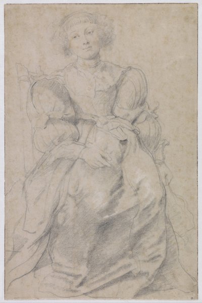 Hélène Fourment portréja, c. 1630-1631 alkotó: Peter Paul Rubens