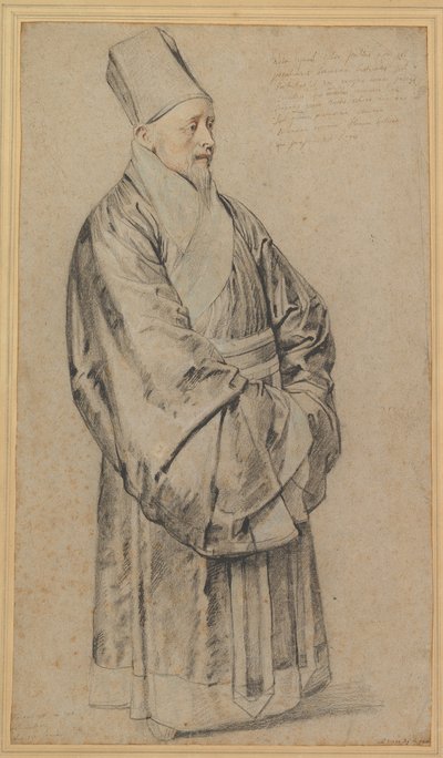 Nicolas Trigault portréja kínai viseletben alkotó: Peter Paul Rubens