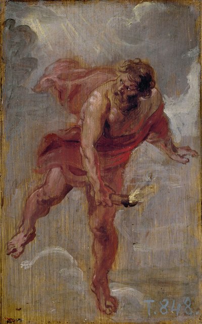 Prometheus - Prometheus - Rubens, Pieter Paul (1577-1640) - kb 1636 - Olaj, fa - 25,7x16,6 - Museo del Prado, Madrid alkotó: Peter Paul Rubens