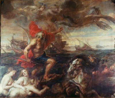 Quos ego! - Neptunusz, csillapítja a hullámokat alkotó: Peter Paul Rubens